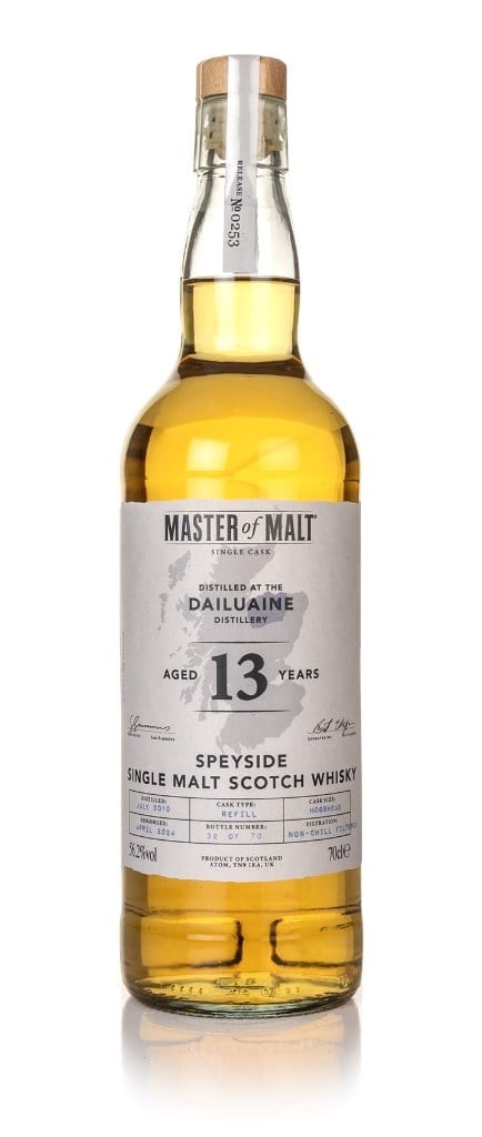 Dailuaine 13 Year Old 2010 Single Cask (Master of Malt) 70cl