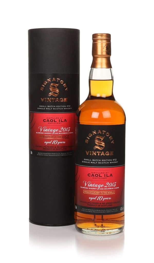 Caol Ila 10 Year Old 2013 - Small Batch Edition #12 (Signatory) 70cl