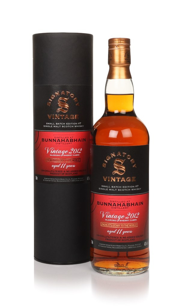 Bunnahabhain 11 Year Old 2012 - Small Batch Edition #7 (Signatory) 70cl
