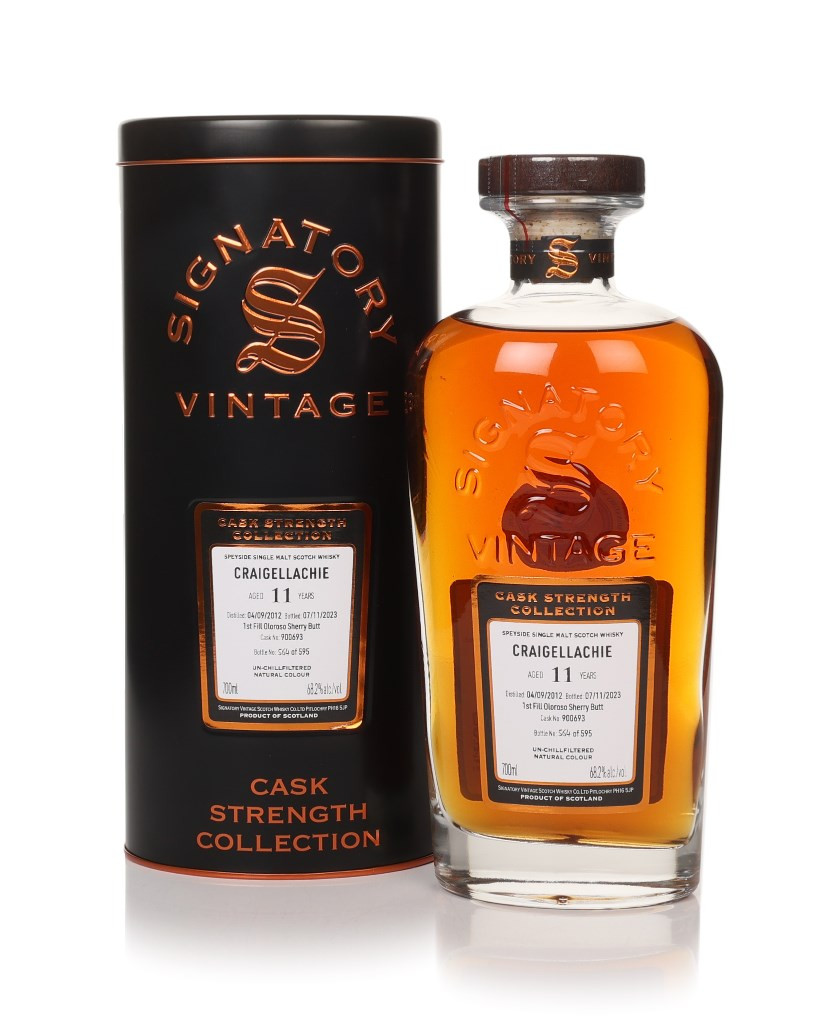 Craigellachie 11 Year Old 2012 (cask 900693) - Cask Strength Collection (Signatory) 70cl