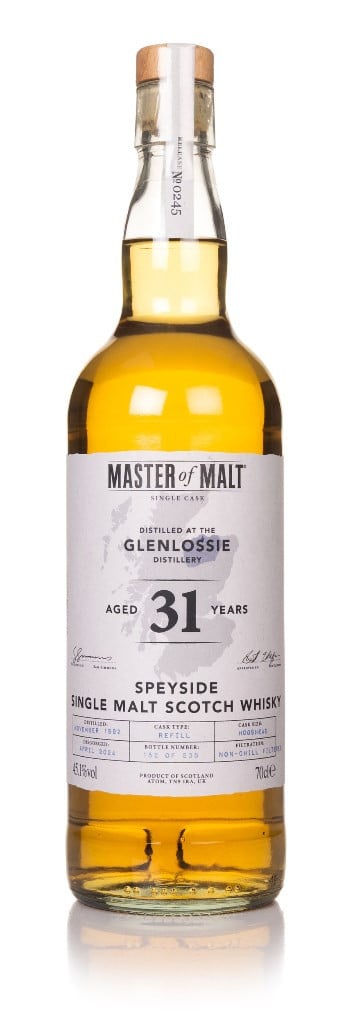 Glenlossie 31 Year Old 1992 Single Cask (Master of Malt) 70cl