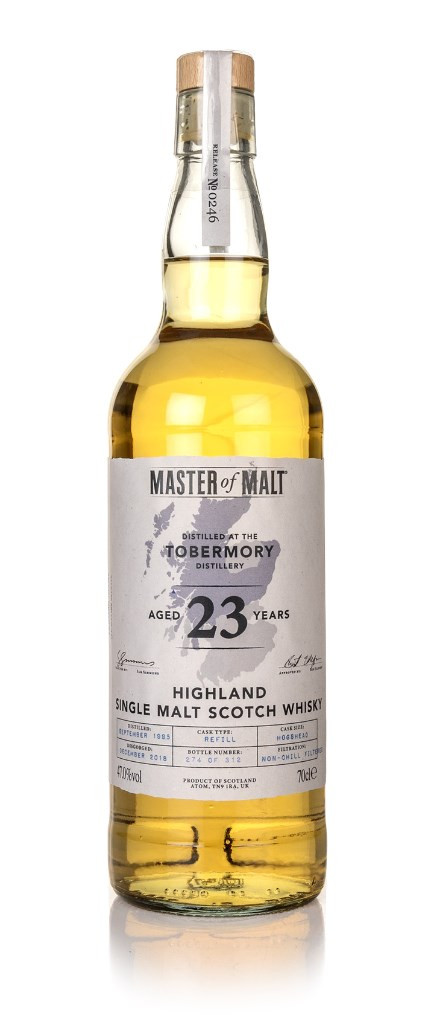 その他 TOBER MORY 23 Tobermory 23 Year Old 1995 (Master of Malt) 70cl Whisky | Master