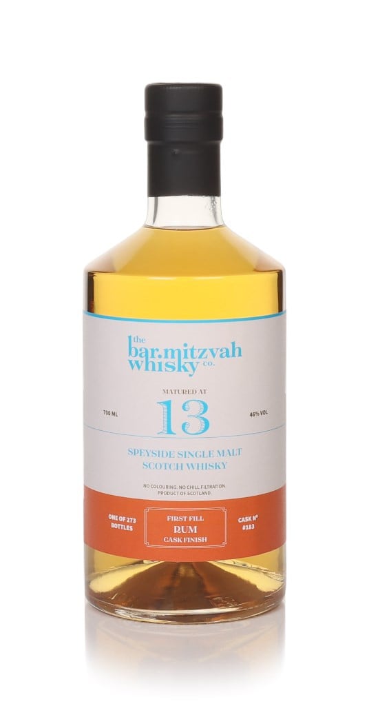 The Bar Mitzvah 13 Year Old (cask 183) - Rum Cask Finish (Fruitful Spirits) 70cl