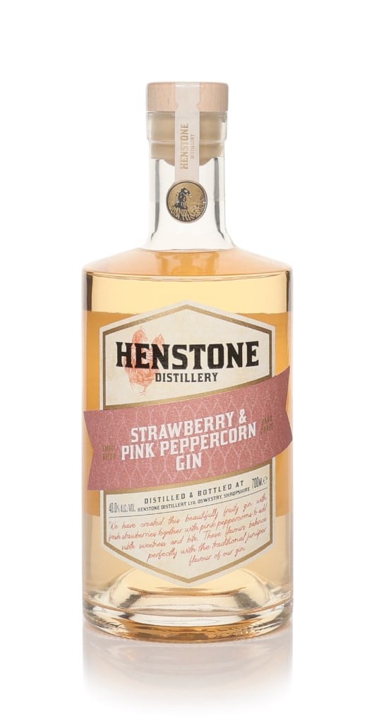 Henstone Strawberry & Pink Peppercorn Gin 70cl