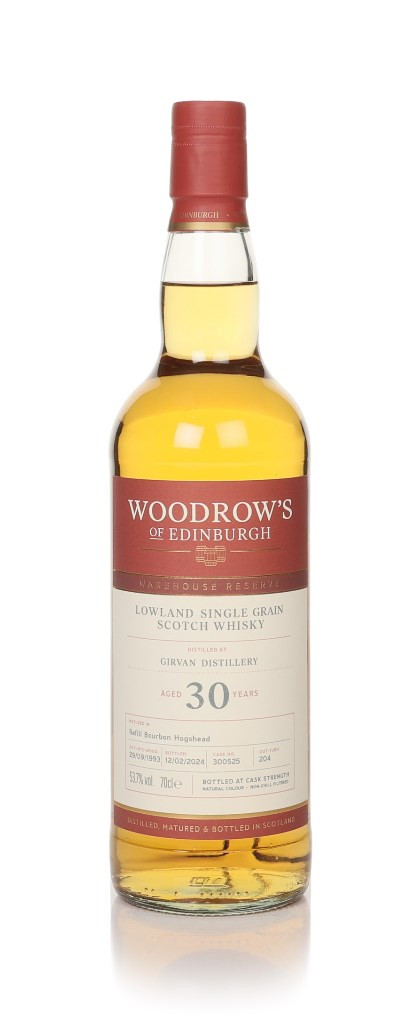 Girvan 30 Year Old 1993 (cask 300525) - Woodrow's of Edinburgh 70cl