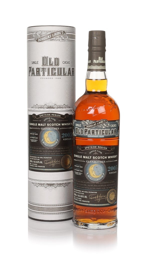 Glenrothes 18 Year Old 2005 (cask 18283) - Old Particular The Midnight Series (Douglas Laing) 70cl