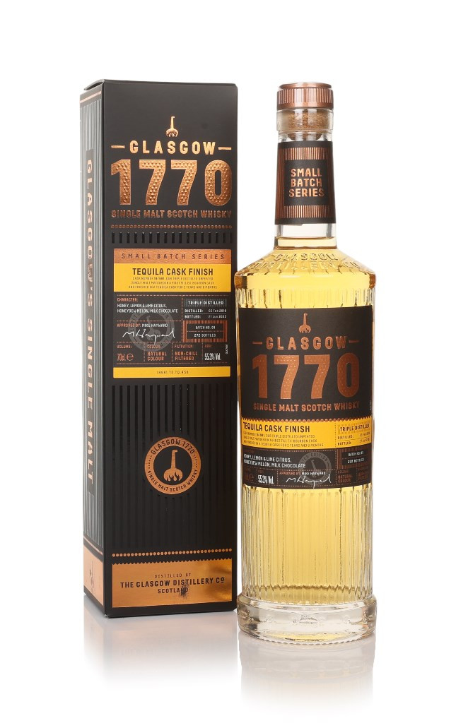 Glasgow 1770 Tequila Cask Finish (Triple Distilled) 70cl