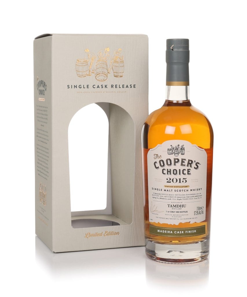 Tamdhu 8 Year Old 2015 (cask 55) - The Cooper's Choice (The Vintage Malt Whisky Co.) 70cl