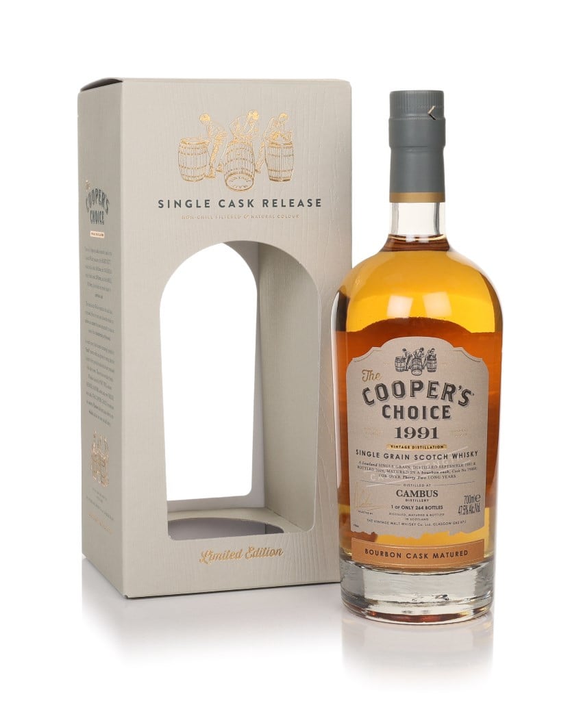Cambus 32 Year Old 1991 (cask 79880) - The Cooper's Choice (The Vintage Malt Whisky Co.) 70cl