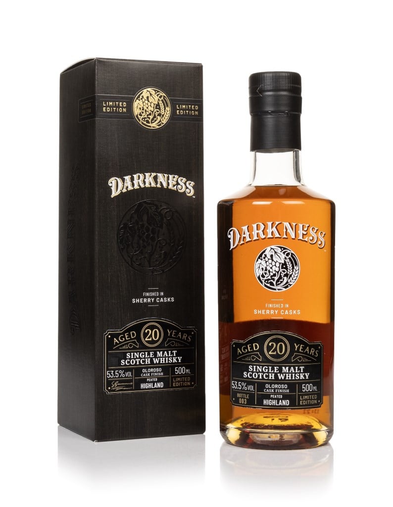 Peated Highland Single Malt 20 Year Old Oloroso Cask Finish (Darkness) 50cl