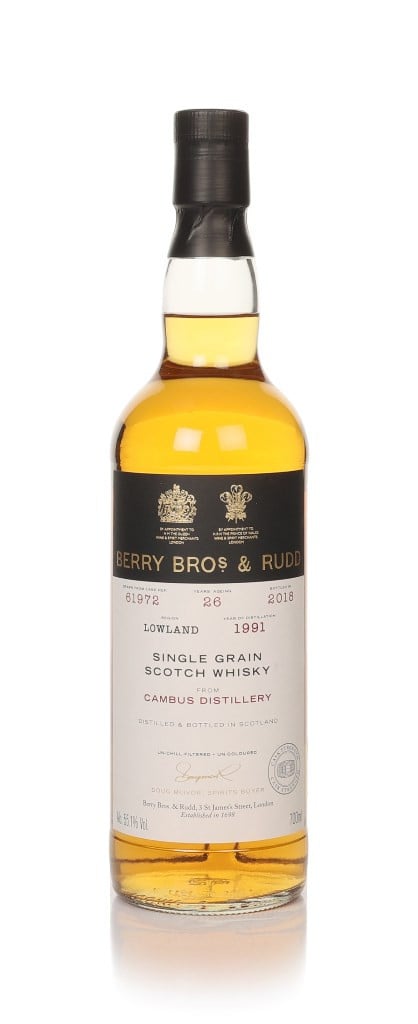 Cambus 26 Year Old 1991 (cask 61972) - Berry Bros. & Rudd 70cl