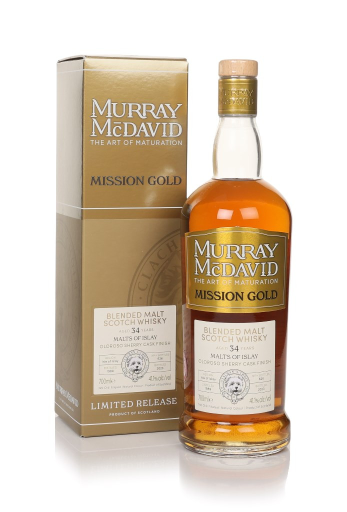 Malts of Islay 34 Year Old 1989 - Mission Gold (Murray McDavid) 70cl