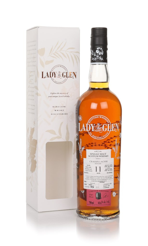 Craigellachie 11 Year Old 2013 (cask 300805b) - Lady of the Glen (Hannah Whisky Merchants) 70cl