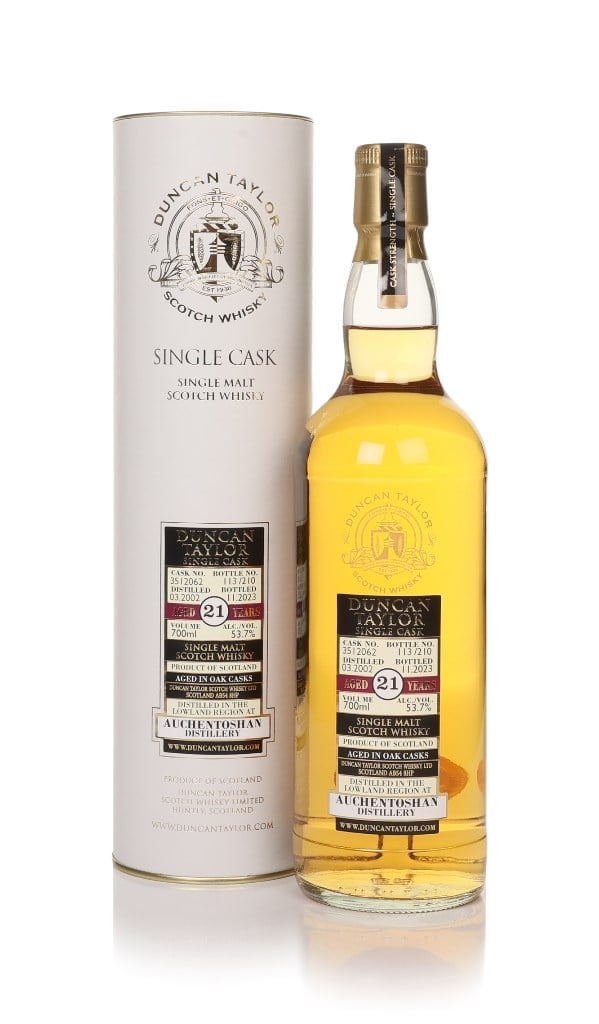 Auchentoshan 21 Year Old 2002 (cask 3512062) - (Duncan Taylor) 70cl