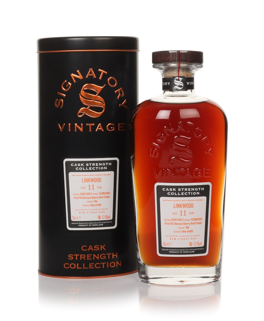 Linkwood 11 Year Old 2012 (cask 106) - Cask Strength Collection New Vibrations (Signatory) 70cl