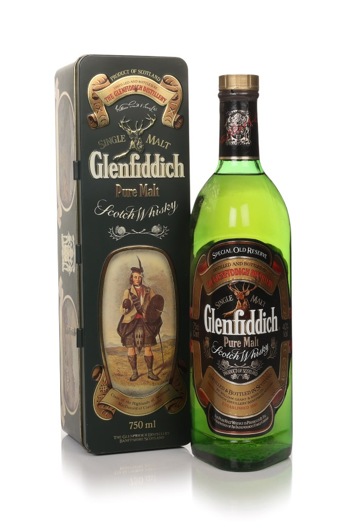 Glenfiddich Pure Malt - Clans of the Highlands (Clan MacDonald of Clanranald) - 1980s 75cl