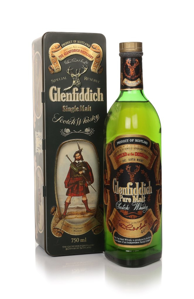 Glenfiddich Pure Malt - Clans of the Highlands (Clan Maclean) - 1980s 75cl