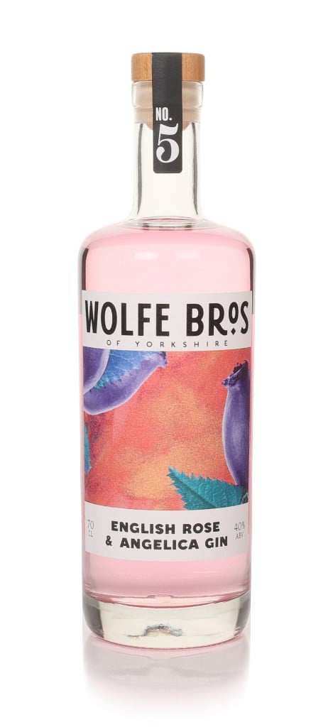 Wolfe Bros English Rose & Angelica Gin 70cl