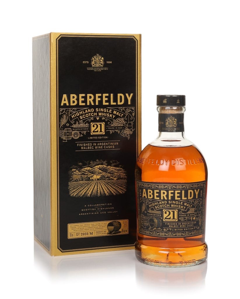 Aberfeldy 21 Year Old - Argentinian Malbec Wine Cask Finish 70cl