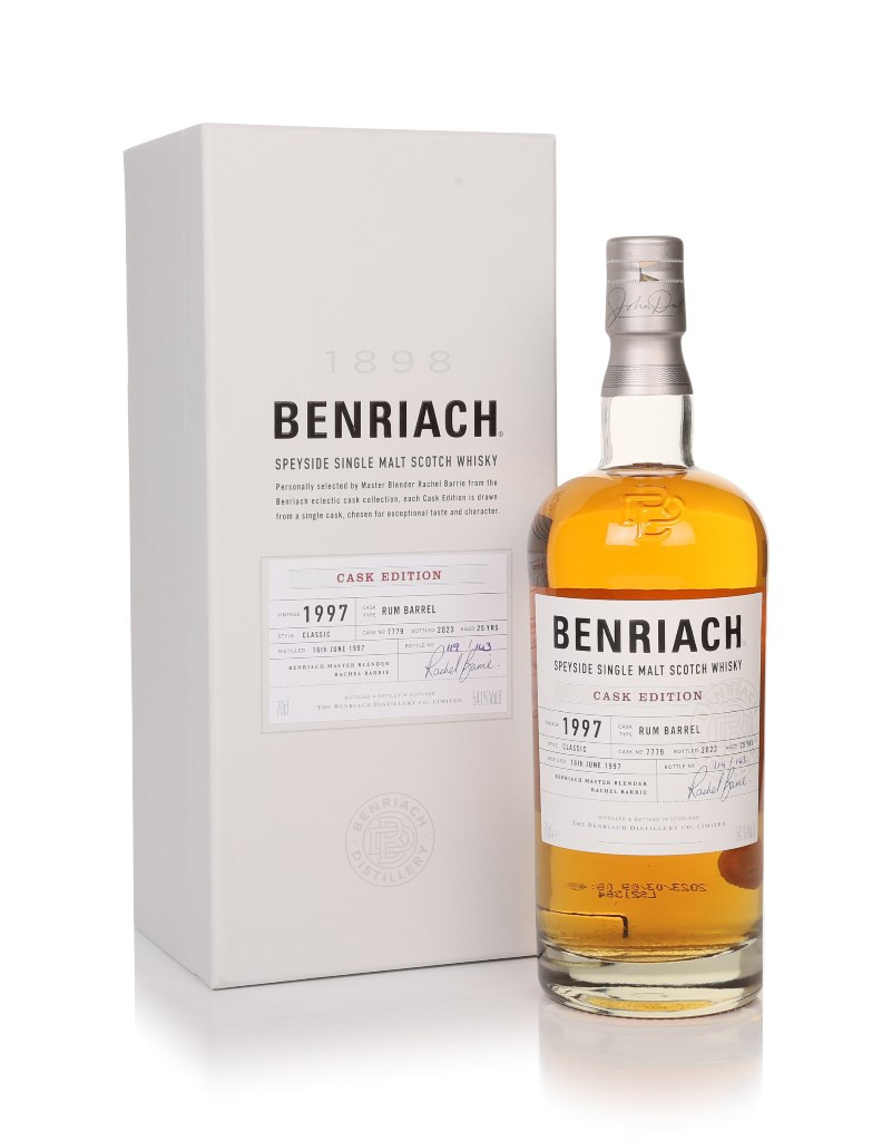 Benriach 25 Year Old 1997 (cask 7779) Cask Edition - Rum Barrel 70cl