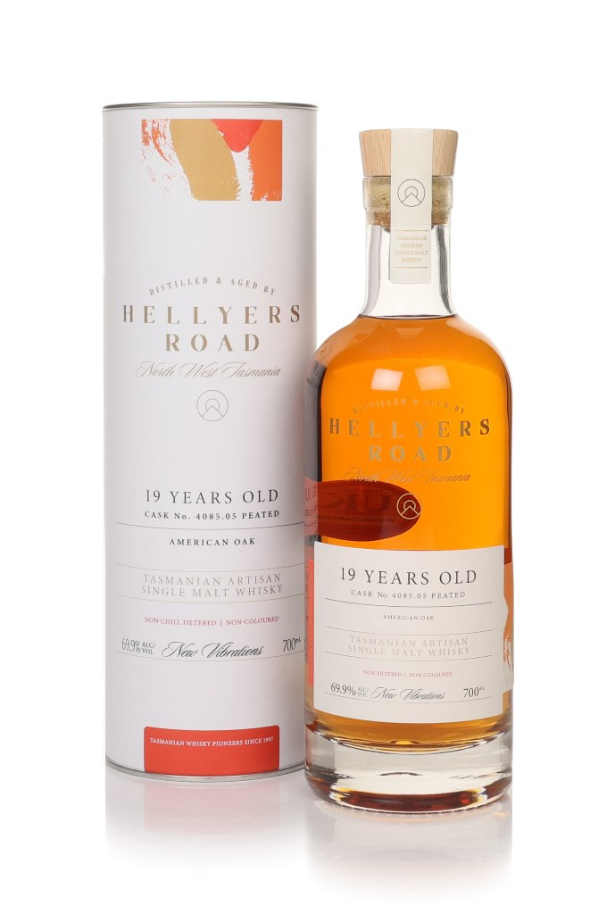 Hellyers Road 19 Year Old  (cask No. 4085.05 Peated) New Vibrations 70cl