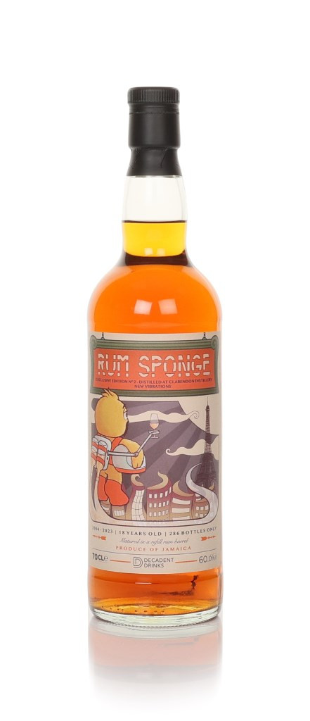 Clarendon 18 Year Old  2004 - Rum Sponge Edition No.2 (Decadent Drinks) New Vibrations 70cl