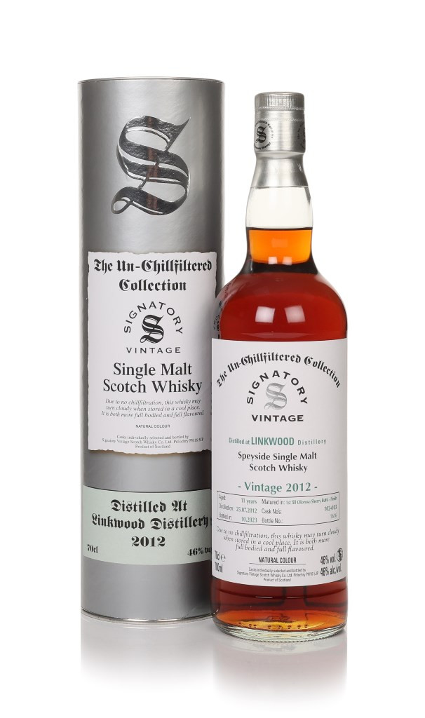 Linkwood 11 Year Old 2012 (casks 102 & 103) - Un-Chillfiltered Collection (Signatory) 70cl