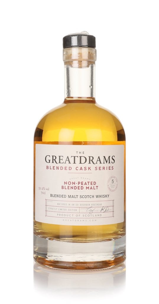 Non-Peated Blended Malt 5 Year Old - Blended Cask Series (GreatDrams) 70cl