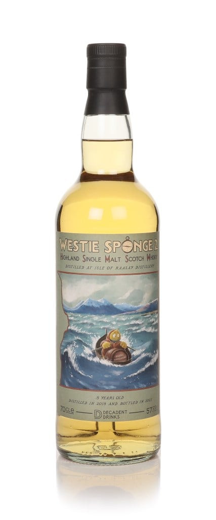 Raasay 5 Year Old 2018 - Westie Sponge 2 (Decadent Drinks) 70cl