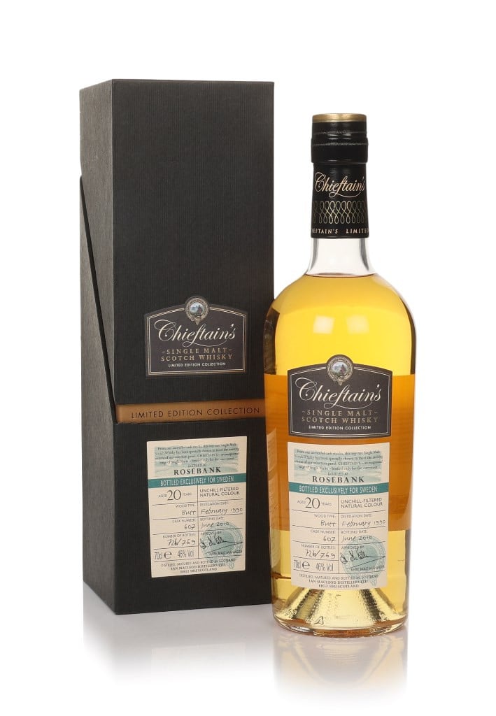 Rosebank 20 Year Old 1990 (cask 607) - Chieftain's (Ian MacLeod) 70cl