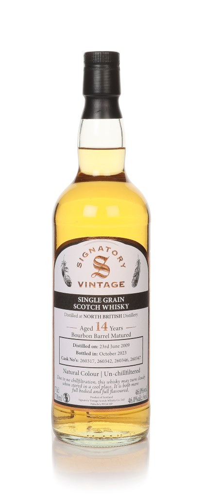 North British 14 Year Old 2009 (casks 260317, 260342, 260346 & 260347) (Signatory) 70cl