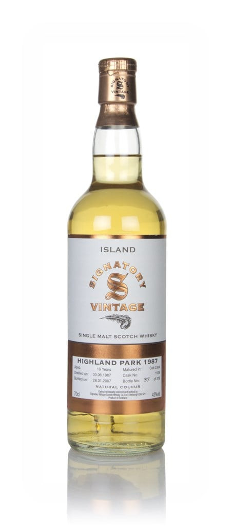 Highland Park 19 Year Old 1987 (cask 1536) - Signatory 70cl