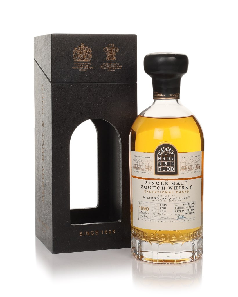 Miltonduff 1990 (bottled 2023) (cask 3809) - Berry Bros. & Rudd 70cl