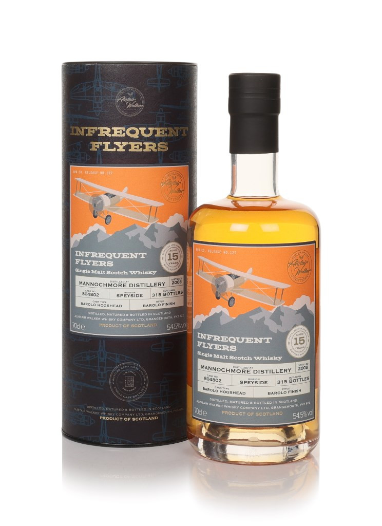 Mannochmore 15 Year Old 2008 (cask 804802) - Infrequent Flyers (Alistair Walker) 70cl