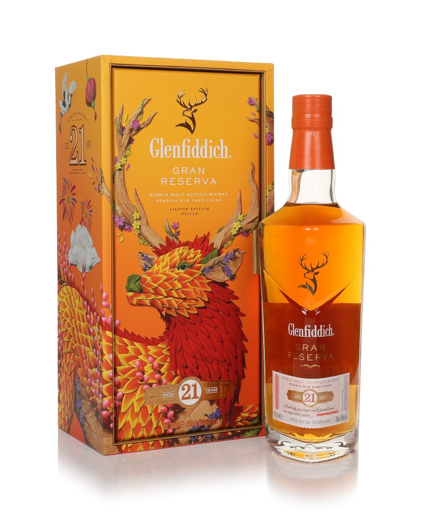 ウイスキー Glenfiddich 16 Years Limited Edition Glenfiddich 21 Year Old Gran Reserva - Chinese New Year Limited