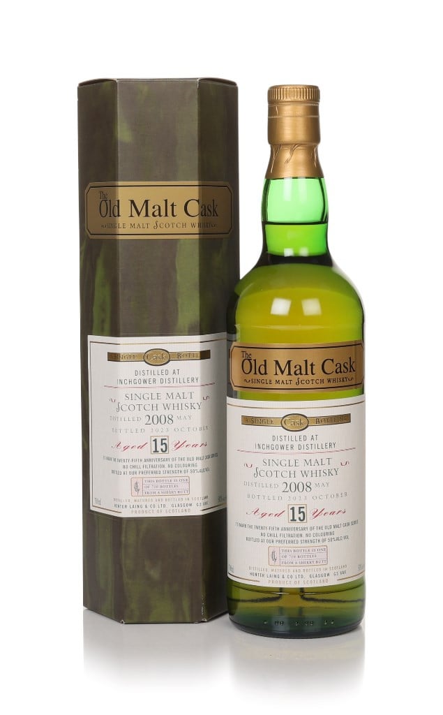 Inchgower 15 Year Old 2008 - Old Malt Cask 25th Anniversary (Hunter Laing) 70cl