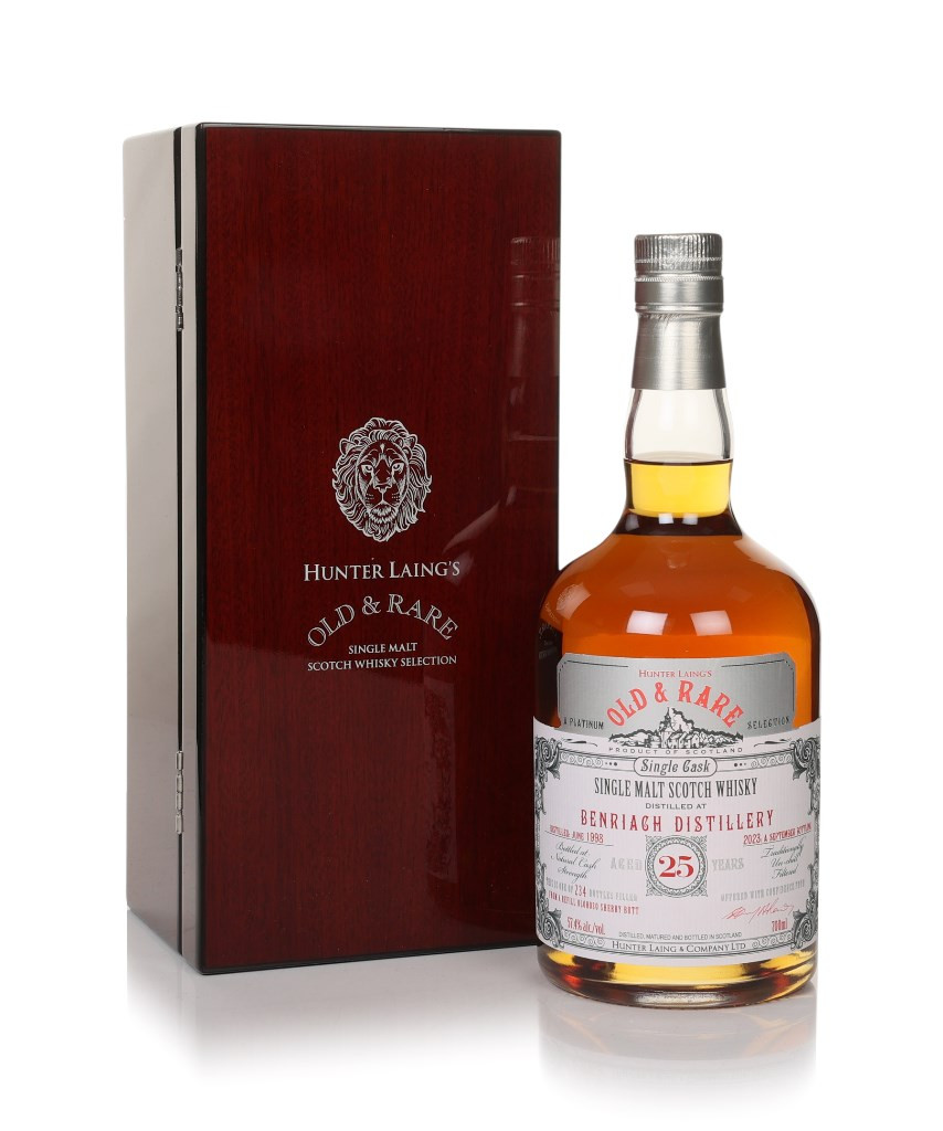 Benriach 25 Year Old 1998 - Old & Rare Platinum (Hunter Laing) 70cl