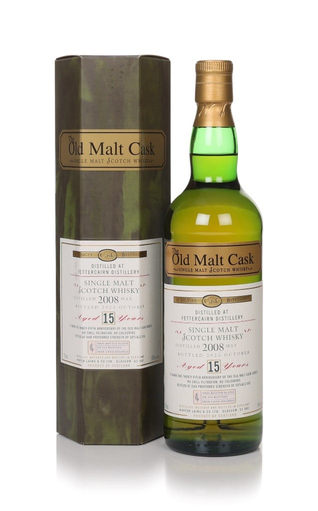 Fettercairn 15 Year Old 2008 - Old Malt Cask 25th Anniversary (Hunter Laing) 70cl