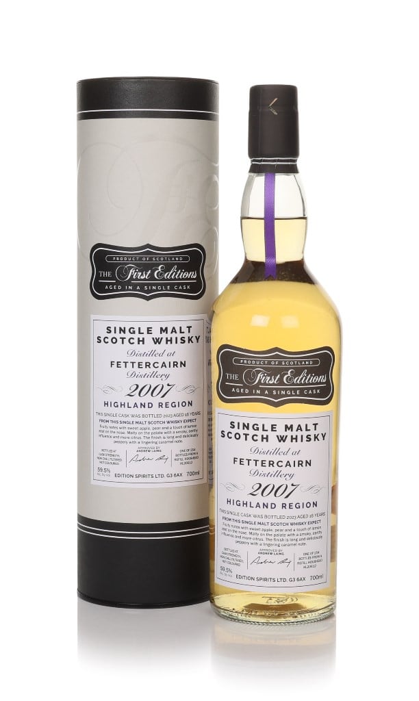 Fettercairn 16 Year Old 2007 (cask 20612) - The First Editions (Hunter Laing) 70cl