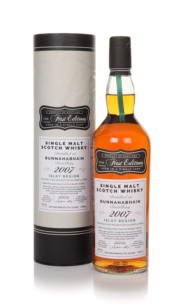 Bunnahabhain 15 Year Old 2007 (cask 20610) - The First Editions (Hunter Laing) 70cl