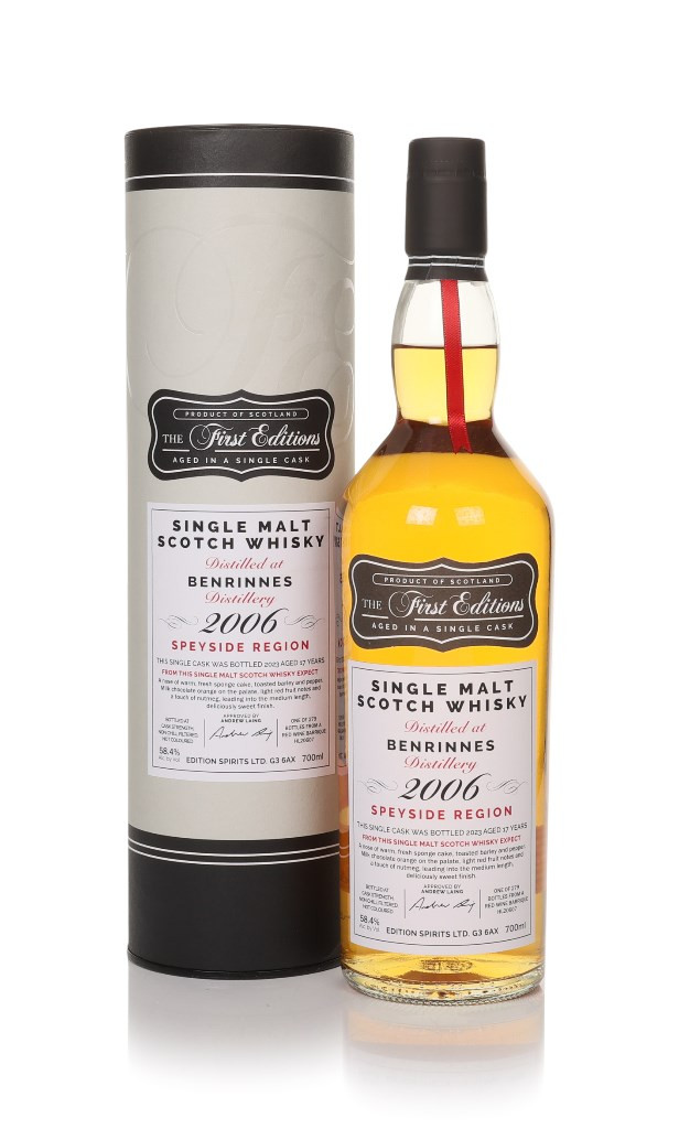Benrinnes 17 Year Old 2006 (cask 20607) - The First Editions (Hunter Laing) 70cl