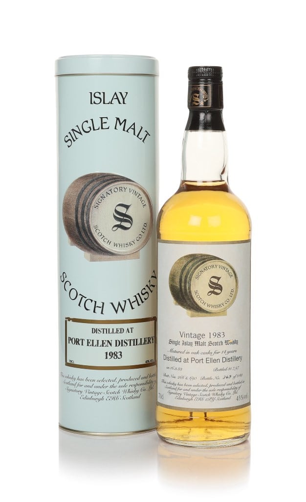 Port Ellen 14 Year Old 1983 (casks 266 & 690) - Signatory Vintage 70cl