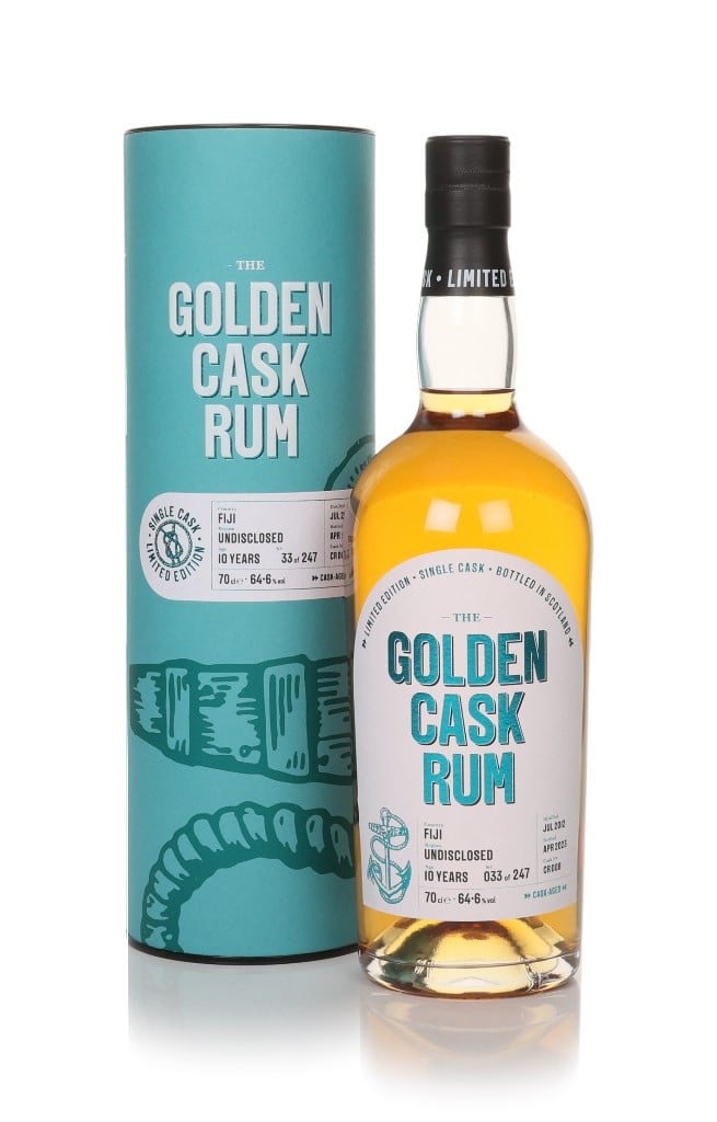 Fiji 10 Year Old 2012 (cask CR008) - The Golden Cask Rum (House of Macduff) 70cl
