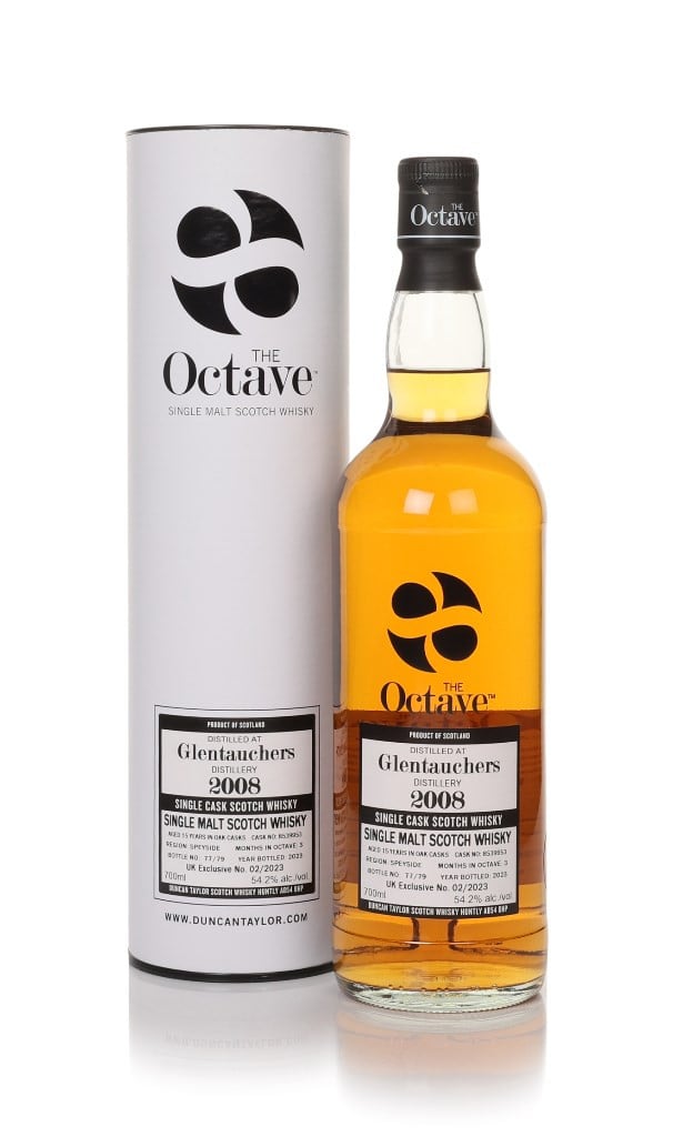 Glentauchers 15 Year Old 2008 (cask 8539953) - The Octave (Duncan Taylor) 70cl