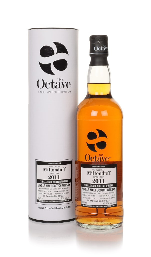 Miltonduff 12 Year Old 2011 (cask 8338794) - The Octave (Duncan Taylor) 70cl