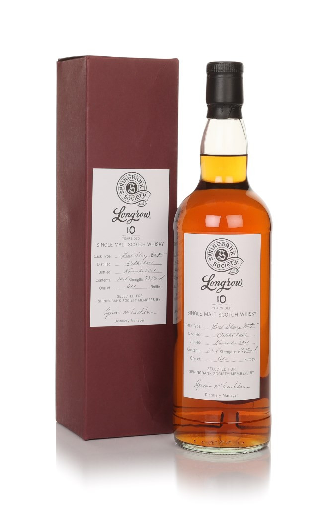 Longrow 10 Year Old 2001 - Springbank Society 70cl