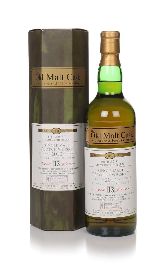 Linkwood 13 Year Old 2010 - Old Malt Cask 25th Anniversary (Hunter Laing)