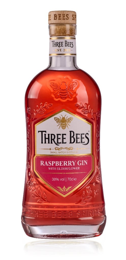THREE BEES – Raspberry & Elderflower Gin