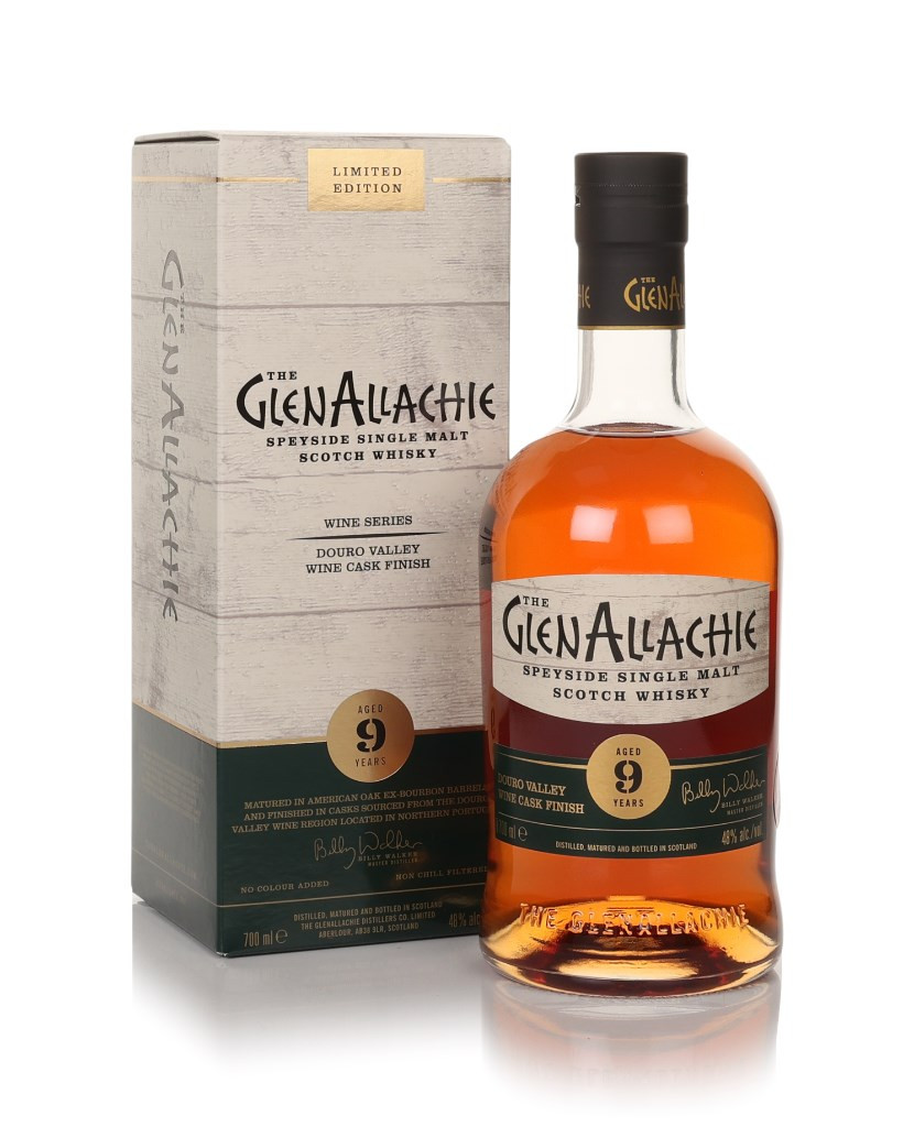 GlenAllachie 9 Year Old Douro Valley Wine Cask Finish 70cl Whisky
