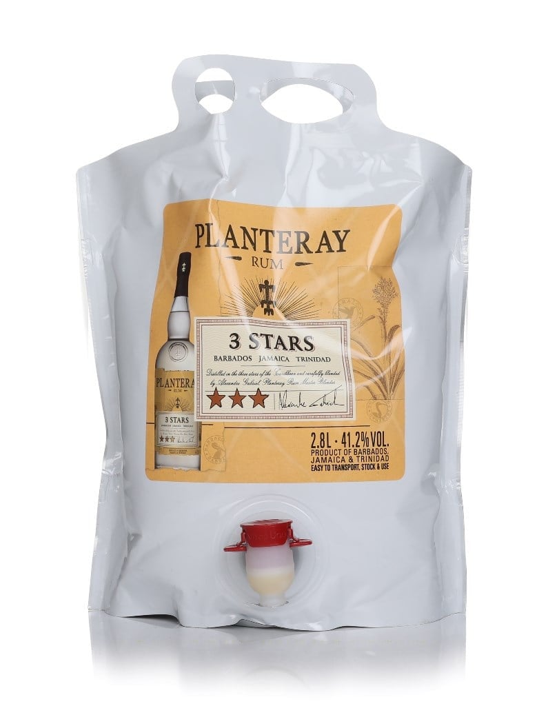 Planteray 3 Stars White Rum Pouch (2.8L) 280cl